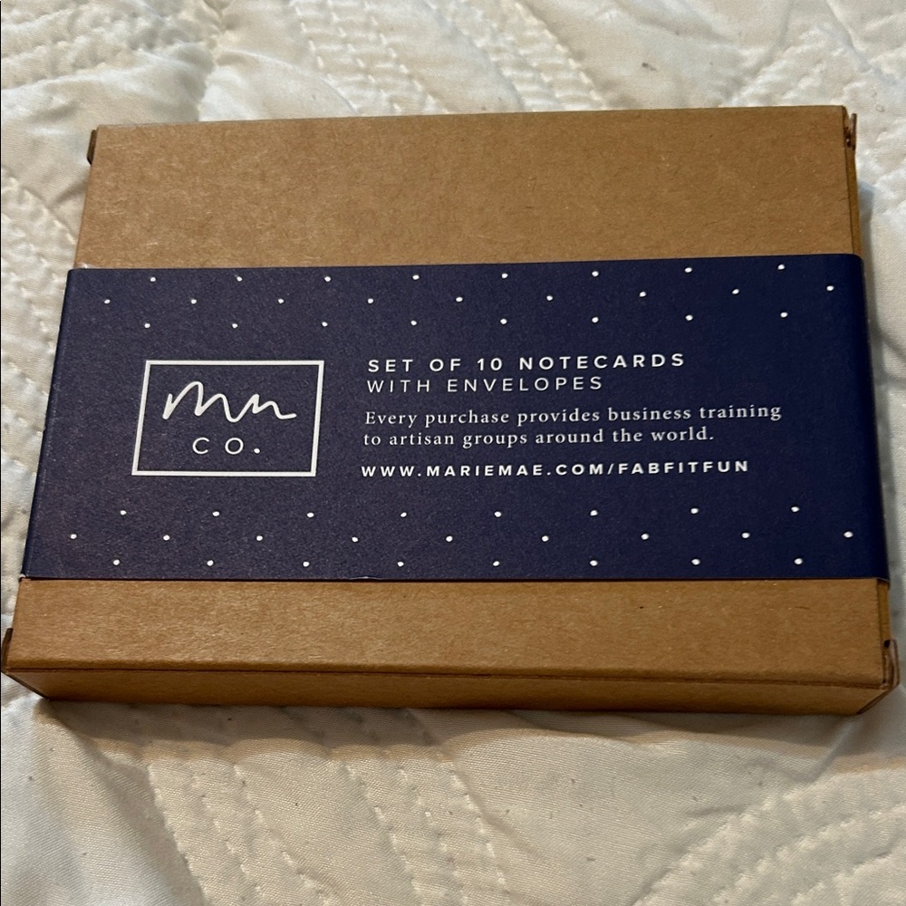 Brown Notecard Set with Envelopes